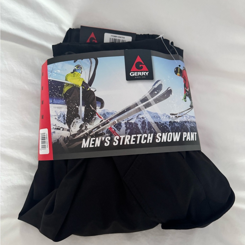 Gerry Weber Men's Black Stretch Snow Pant